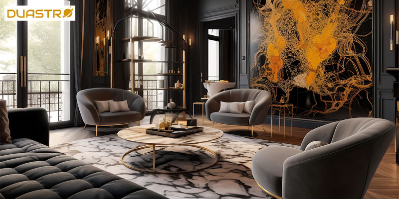 Immerse yourself in the allure of blackâ€”a color symbolizing mystery, sophistication, and drama. Explore how to infuse these elements into your design endeavors. 
